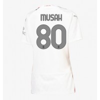 Dámy Fotbalový dres AC Milan Yunus Musah #80 2023-24 Venkovní Krátký Rukáv